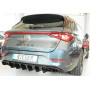 Diffuseur de pare-chocs arrière "noir brillant" "Rieger Tuning" pour CUPRA LEON TYPE KL (sans attelage)