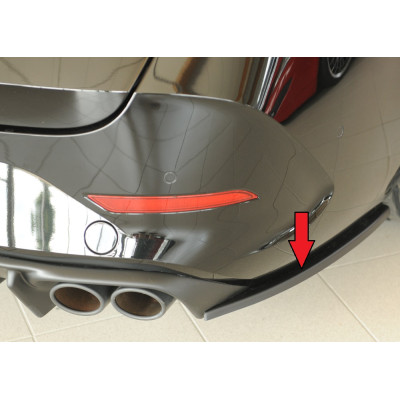 Lame de coin de pare-chocs arrière droit "noir" "Rieger Tuning" pour CUPRA LEON TYPE KL