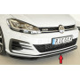 Lame de pare-chocs avant "noir brillant" "Rieger Tuning" pour VOLKSWAGEN GOLF 7