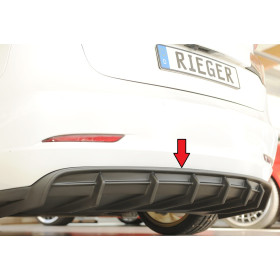 Diffuseur de pare-chocs arrière "noir" "Rieger Tuning" pour TESLA MODEL 3 (003)