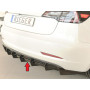 Diffuseur de pare-chocs arrière "noir brillant" "Rieger Tuning" pour TESLA MODEL 3 (003)