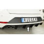 DESTOCKAGE - Diffuseur de pare-chocs arrière "Noir brillant" "Rieger Tuning" pour SEAT LEON FR (5F)