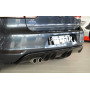 Diffuseur de pare-chocs arrière "noir brillant" "Rieger Tuning" pour VOLKSWAGEN GOLF 6