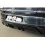 Diffuseur de pare-chocs arrière "noir brillant" "Rieger Tuning" pour VOLKSWAGEN GOLF 6