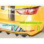 Lame de coin de pare-chocs arrière droite "Noir " "Rieger Tuning" pour SEAT LEON ST CUPRA (5F)