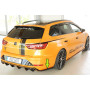 Lame de coin de pare-chocs arrière droite "Noir brillant " "Rieger Tuning" pour SEAT LEON ST CUPRA (5F)