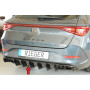 Diffuseur de pare-chocs arrière (sans embouts) "noir brillant" "Rieger Tuning" pour CUPRA LEON TYPE KL (avec attelage)