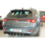 Diffuseur de pare-chocs arrière (sans embouts) "noir brillant" "Rieger Tuning" pour CUPRA LEON TYPE KL (avec attelage)