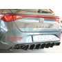 Diffuseur de pare-chocs arrière (sans embouts) "noir brillant" "Rieger Tuning" pour CUPRA LEON TYPE KL (avec attelage)