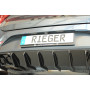 Diffuseur de pare-chocs arrière (sans embouts) "noir brillant" "Rieger Tuning" pour CUPRA LEON TYPE KL (avec attelage)