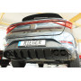 Diffuseur de pare-chocs arrière (sans embouts) "noir brillant" "Rieger Tuning" pour CUPRA LEON TYPE KL (avec attelage)