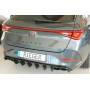 Diffuseur de pare-chocs arrière (sans embouts) "noir brillant" "Rieger Tuning" pour CUPRA LEON TYPE KL (avec attelage)