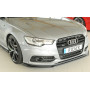 Lame de pare-chocs avant "noir" "Rieger Tuning" pour AUDI S6 (4G/C7)