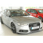 Lame de pare-chocs avant "noir" "Rieger Tuning" pour AUDI S6 (4G/C7)