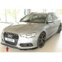 Lame de pare-chocs avant "noir brillant" "Rieger Tuning" pour AUDI S6 (4G/C7)