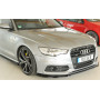 Lame de pare-chocs avant "noir brillant" "Rieger Tuning" pour AUDI A6 (4G/C7)