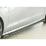 Lame de bas de caisse gauche "noir" "Rieger Tuning" pour AUDI A6 (4G/C7)