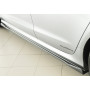 Lame de bas de caisse gauche "noir" "Rieger Tuning" pour AUDI A6 (4G/C7)