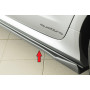 Lame de bas de caisse gauche "noir" "Rieger Tuning" pour AUDI A6 (4G/C7)