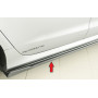 Lame de bas de caisse droit "noir" "Rieger Tuning" pour AUDI A6 (4G/C7)