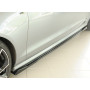 Lame de bas de caisse gauche "noir brilllant" "Rieger Tuning" pour AUDI A6 (4G/C7)