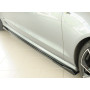 Lame de bas de caisse droit "noir brillant" "Rieger Tuning" pour AUDI A6 (4G/C7)