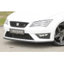 DESTOCKAGE - Lame de pare-chocs avant "noir brillant" "Rieger Tuning" pour SEAT LEON CUPRA (5F)