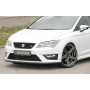 DESTOCKAGE - Lame de pare-chocs avant "noir brillant" "Rieger Tuning" pour SEAT LEON FR (5F)