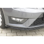 DESTOCKAGE - Lame de pare-chocs avant "noir brillant" "Rieger Tuning" pour SEAT LEON FR (5F)