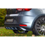 DESTOCKAGE - Diffuseur de pare-chocs arrière "Noir" "Rieger Tuning" pour SEAT LEON CUPRA (5F)