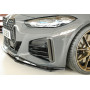 Lame de pare-chocs avant "noir brillant" "Rieger Tuning" pour BMW SERIE 4/i4 TYPE G26