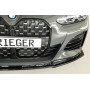 Lame de pare-chocs avant "noir brillant" "Rieger Tuning" pour BMW SERIE 4/i4 TYPE G26