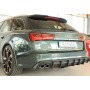 Diffuseur de pare-chocs arrière "noir" "Rieger Tuning" pour AUDI S6 AVEC ATTELAGE/AVEC SILENCIEUX SPORT (4G/C7) Facelift