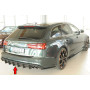 Diffuseur de pare-chocs arrière "noir" "Rieger Tuning" pour AUDI S6 AVEC ATTELAGE/AVEC SILENCIEUX SPORT (4G/C7) Facelift