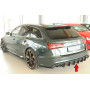 Diffuseur de pare-chocs arrière "noir" "Rieger Tuning" pour AUDI S6 AVEC ATTELAGE/AVEC SILENCIEUX SPORT (4G/C7) Facelift