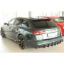 Diffuseur de pare-chocs arrière "noir" "Rieger Tuning" pour AUDI A6 AVEC ATTELAGE/AVEC SILENCIEUX SPORT (4G/C7) Facelift