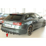 Diffuseur de pare-chocs arrière "noir" "Rieger Tuning" pour AUDI A6 AVEC ATTELAGE/AVEC SILENCIEUX SPORT (4G/C7) Facelift
