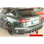 Diffuseur de pare-chocs arrière "noir" "Rieger Tuning" pour AUDI A6 AVEC ATTELAGE/AVEC SILENCIEUX SPORT (4G/C7) Facelift