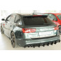 Diffuseur de pare-chocs arrière "noir brillant" "Rieger Tuning" pour AUDI A6 AVEC ATTELAGE/SILENCIEUX SPORT (4G/C7) Facelift