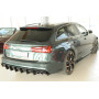 Diffuseur de pare-chocs arrière "noir brillant" "Rieger Tuning" pour AUDI S6 AVEC ATTELAGE/SILENCIEUX SPORT (4G/C7) Facelift
