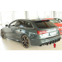 Diffuseur de pare-chocs arrière "noir brillant" "Rieger Tuning" pour AUDI S6 AVEC ATTELAGE/SILENCIEUX SPORT (4G/C7) Facelift