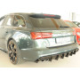 Diffuseur de pare-chocs arrière "noir brillant" "Rieger Tuning" pour AUDI S6 AVEC ATTELAGE/SILENCIEUX SPORT (4G/C7) Facelift