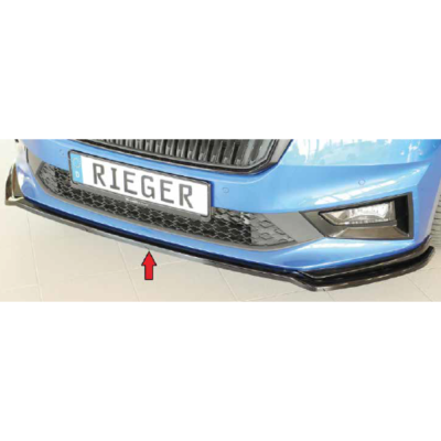 Lame de pare-chocs avant "noir" "Rieger Tuning" pour SKODA FABIA MONTE CARLO TYPE PJ