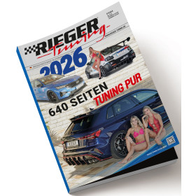 Catalogue RIEGER TUNING 2026 (version Allemande) + calendrier 2026-2027 offert