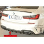Diffuseur de pare-chocs arrière "noir" "Rieger Tuning" pour BMW SERIE 3 M340i/M340d TYPE G20/G21 (sans attelage)
