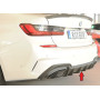 Diffuseur de pare-chocs arrière "noir" "Rieger Tuning" pour BMW SERIE 3 M340i/M340d TYPE G20/G21 (sans attelage)