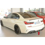 Diffuseur de pare-chocs arrière "noir" "Rieger Tuning" pour BMW SERIE 3 M340i/M340d TYPE G20/G21 (sans attelage)
