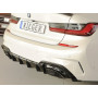 Diffuseur de pare-chocs arrière "noir brillant" "Rieger Tuning" pour BMW SERIE 3 M340i/M340d TYPE G20/G21 (sans attelage)