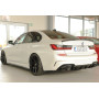 Diffuseur de pare-chocs arrière "noir brillant" "Rieger Tuning" pour BMW SERIE 3 M340i/M340d TYPE G20/G21 (sans attelage)