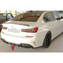 Diffuseur de pare-chocs arrière "noir brillant" "Rieger Tuning" pour BMW SERIE 3 M340i/M340d TYPE G20/G21 (sans attelage)